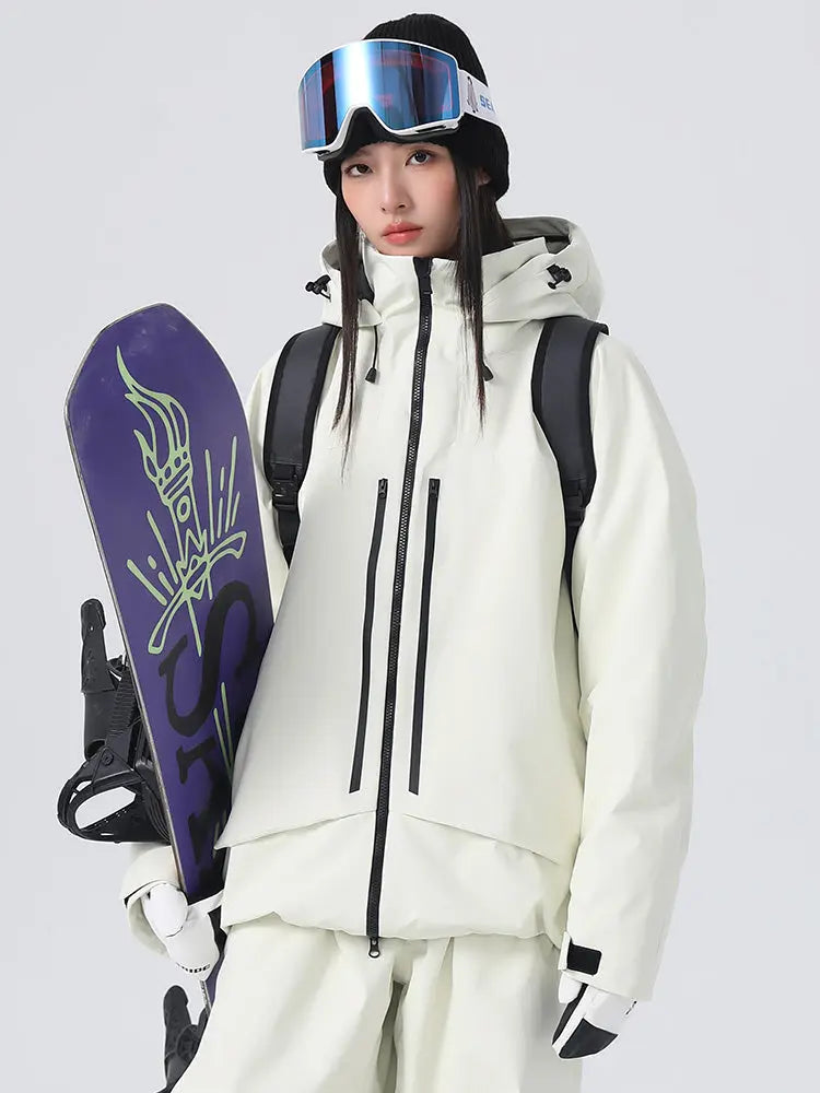 Searipe 3L Snowline Jacket Insulated Solid Color Snowboard Jacket