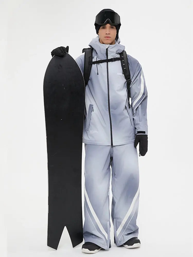 Unisex 3L Gradient Ski Suit | Waterproof Hard Shell Jacket & Pants