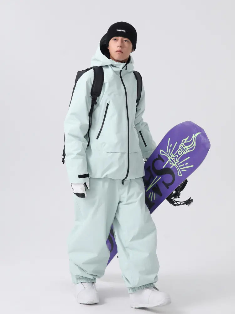 Unisex 3L Winter Insulated Ski Jacket –Searipe