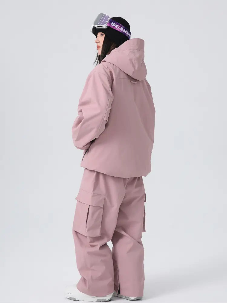 Unisex Insulated 3L Baggy Cargo Snow Pants