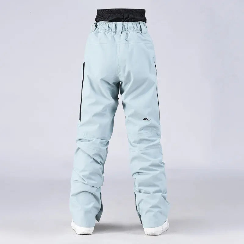 Unisex Snow Pants High Waist Windproof Winter Trousers