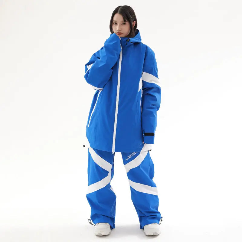 Women Men 3L Adventure Snow Suits Top Level