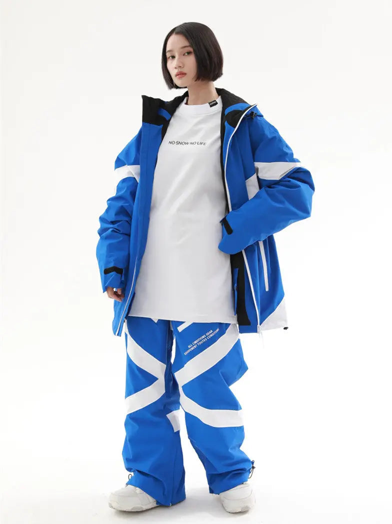 Women Men 3L Adventure Snow Suits Top Level