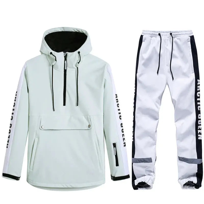 Women Ski Anorak Jacket & Jogger Pants Set