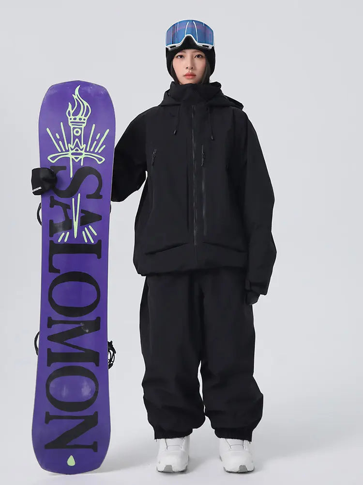 Women Ski Snowboard Suits 2026 New Arrival Baggy Snow Suit