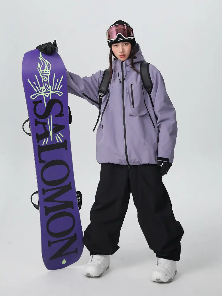 Women's 3-Layer Ski Jacket All-Mountain Snowboard Jacket
