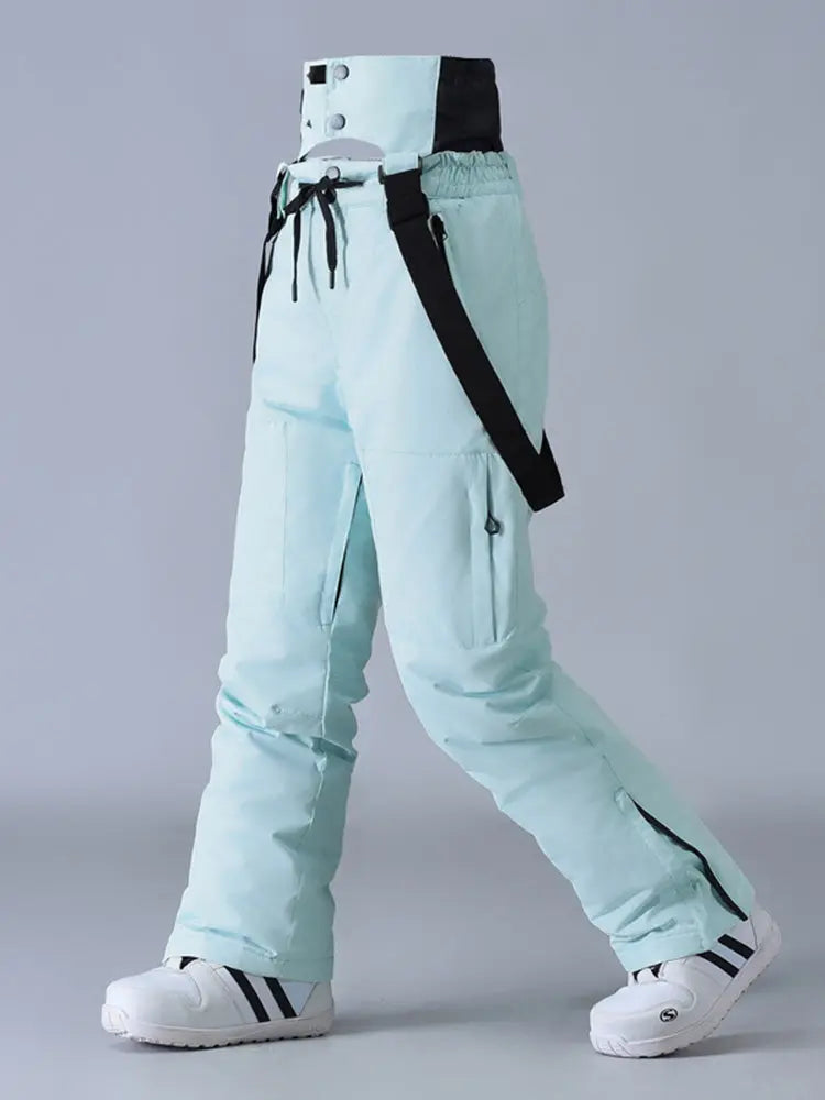 Women's All-Weather Insulated Ski Bibs Snow Pants