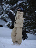 Women's Classical Two Pieces Snowsuits Baggy Outwear