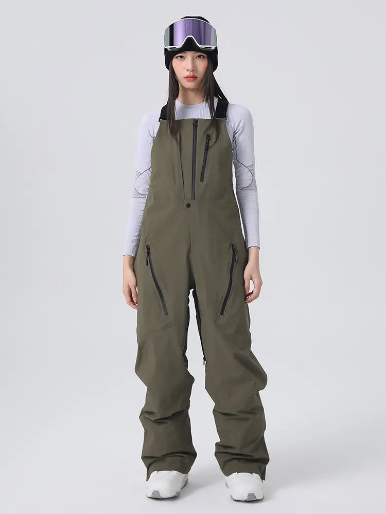 Women's Elegant One-piece Ski Overalls Snowboard Pants