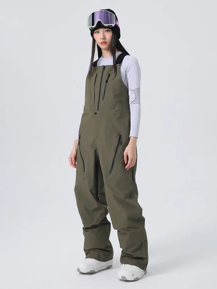 Women's Elegant One-piece Ski Overalls Snowboard Pants