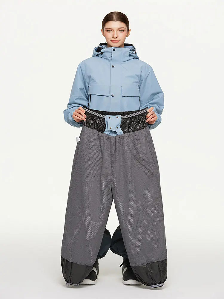 Women's Insulated Snowsuits Set Cargo Outfits Top Level