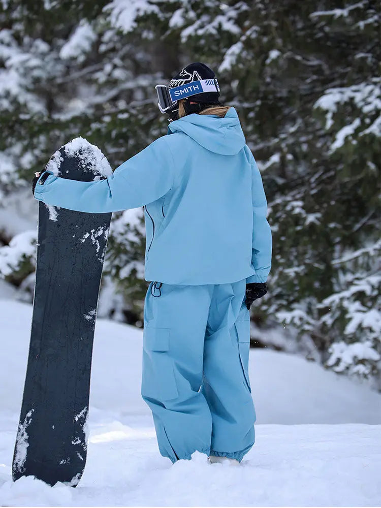 Women's Insulated Snowsuits Set Cargo Outfits Top Level