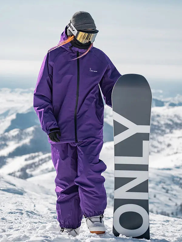 Women's All-Season Mountain Snowboard Suits Top Level