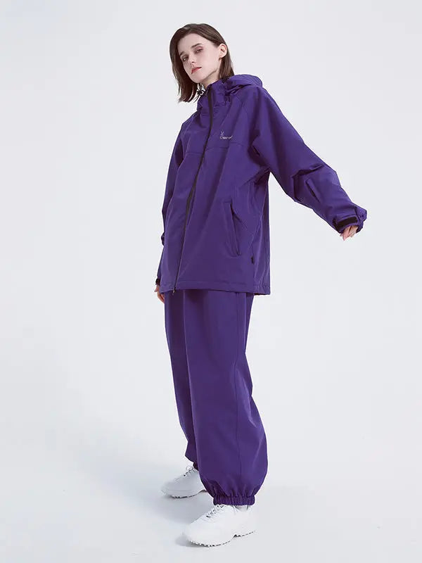 Women's All-Season Mountain Snowboard Suits Top Level