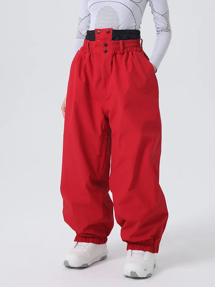 Women's Searipe Baggy Snow Pants Alpine Skiing Trousers