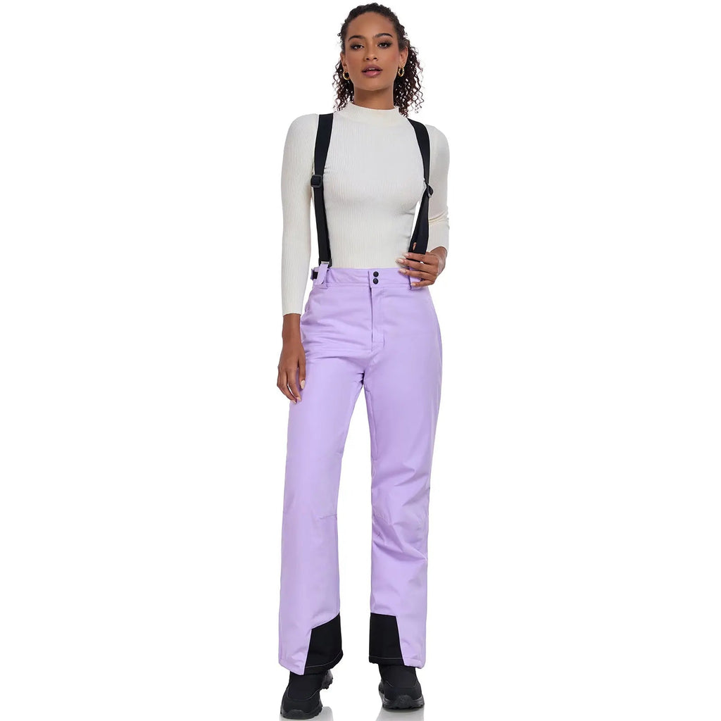 HOTIAN Women's Ski Pants Insulated Winter Snowboard Pants Bibs