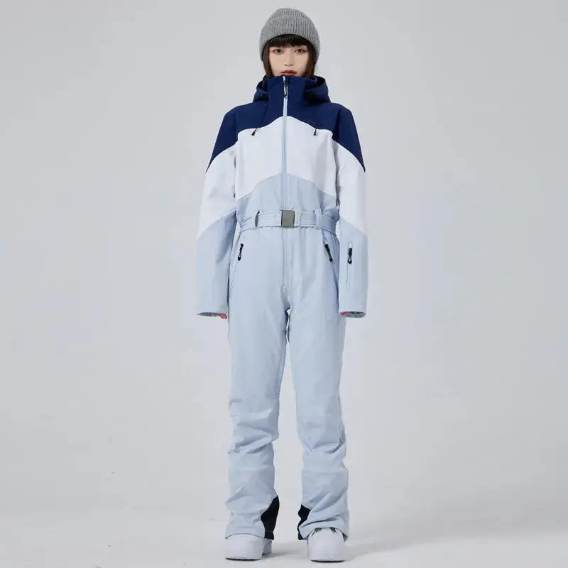 Women's Winter Snow Jumpsuit Hooded Snowwear