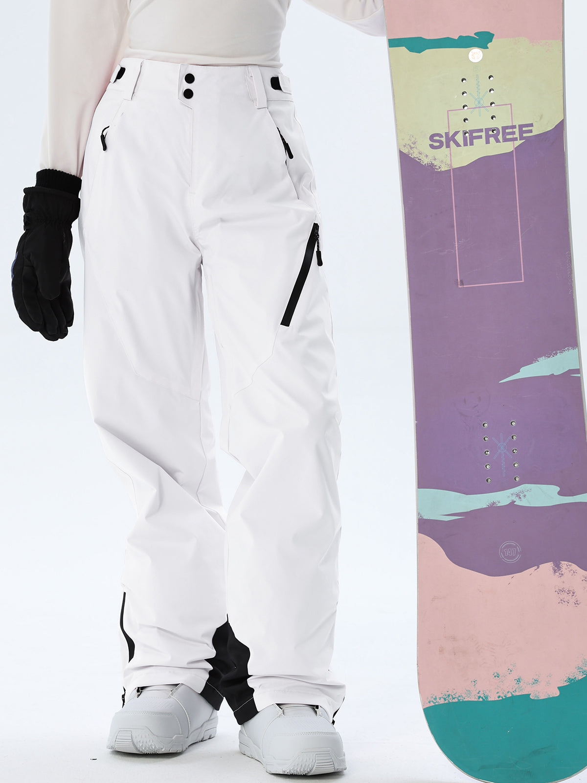 Women's Zip-Pocket Winter Ski Trousers