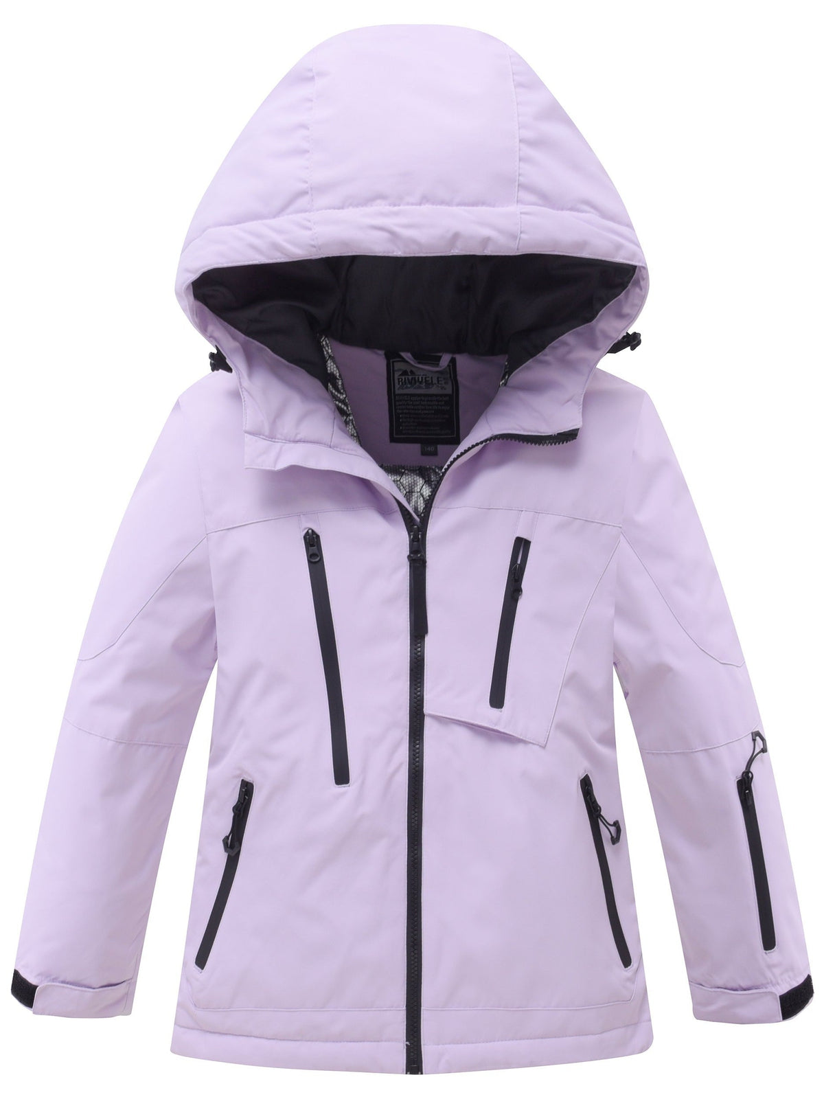 Kids' Warm-Lined Hooded Snow Jacket