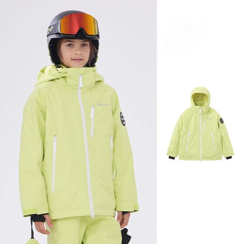 Kids' Waterproof Three-Layer Snow Shell Jacket